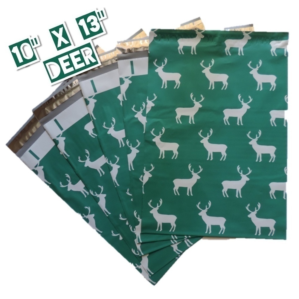 50 Deer Poly Mailers 10x13